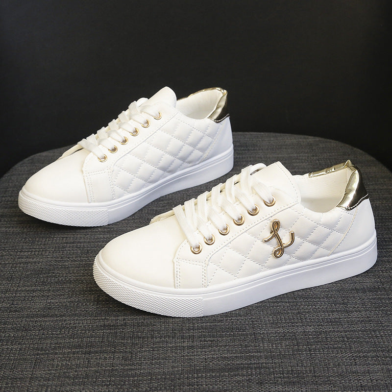 Little white shoes for women, lightweight,.