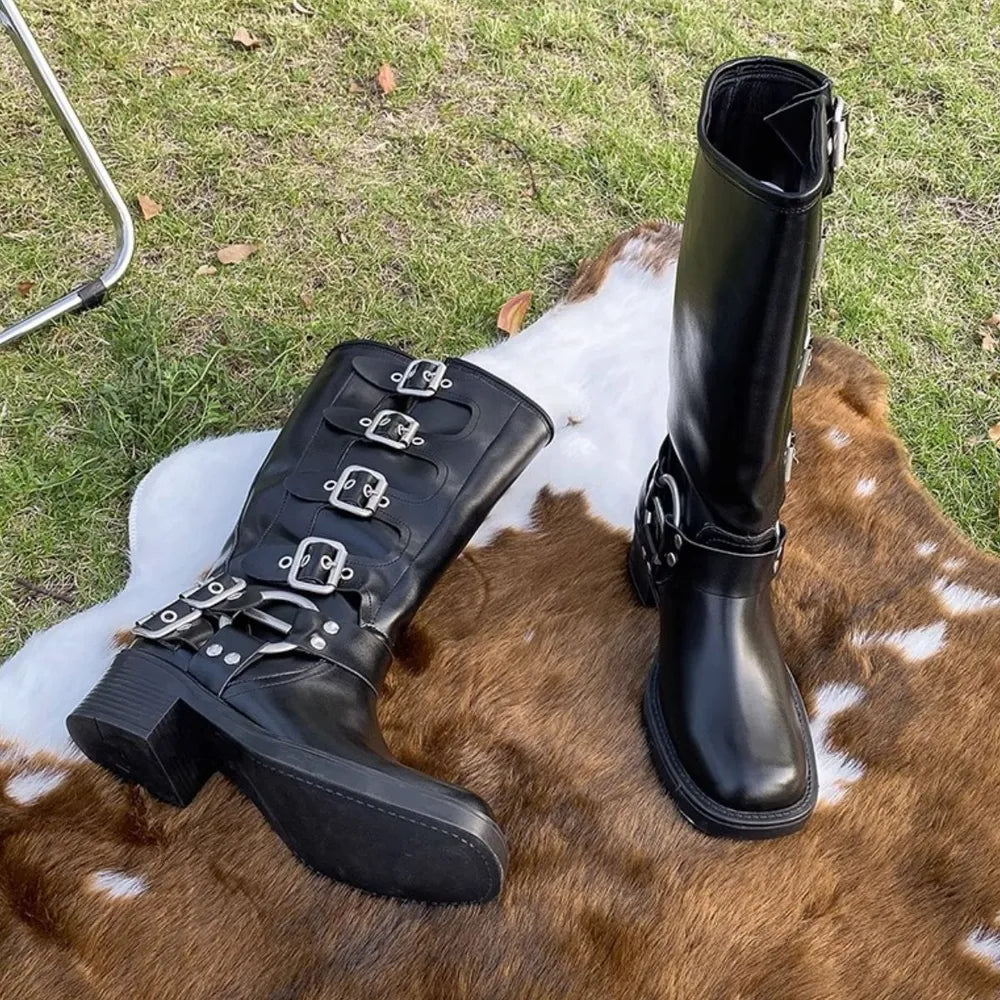 Alésia – Bottines à talons blocs à bout rond - Gena Campbell