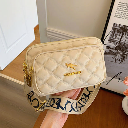 Korean Style Elegant Diamond Patterned Phone Bag Chic And Casual Shoulder Crossbody Bag