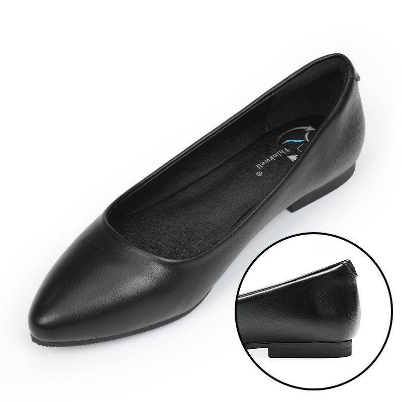 Mid-heeled Thick-heeled Single Shoes Professional Office Girl.