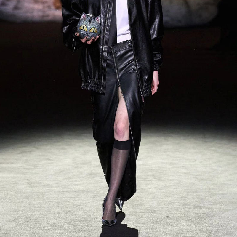 Chaussure Sentinelle – Talon Sculptural Irregulier