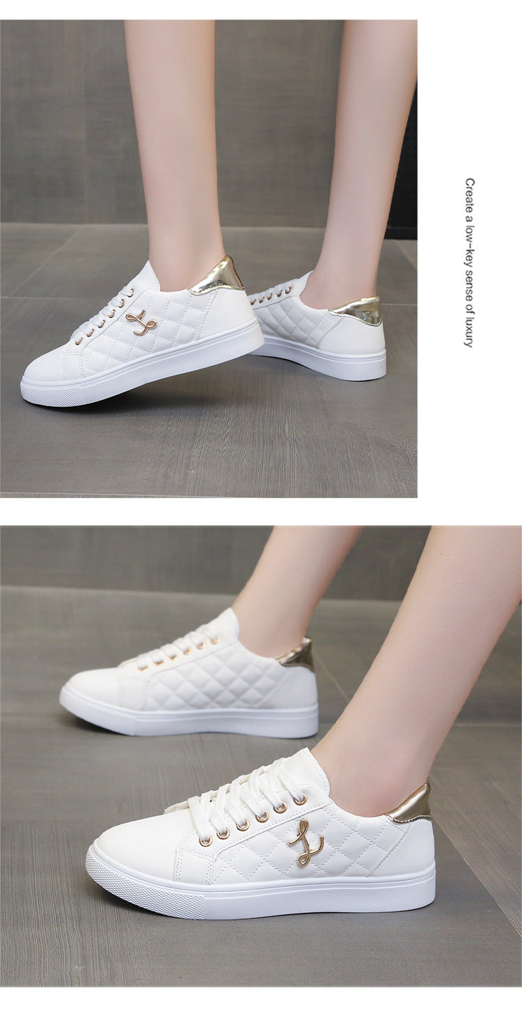 Little white shoes for women, lightweight,.