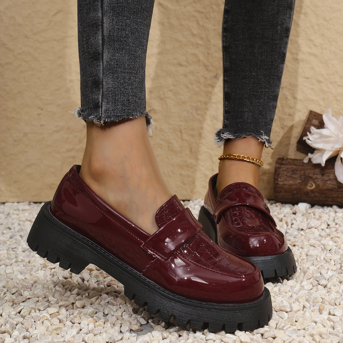 Dauphiné – Mocassins brogues en cuir - Gena Campbell