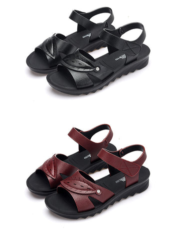 Dauphine – Sandales plates à enfiler