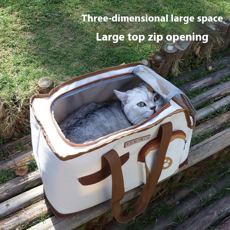Folding Dog Diaper Bag Cat Space Capsule Large Capacity Breathable And Portable.