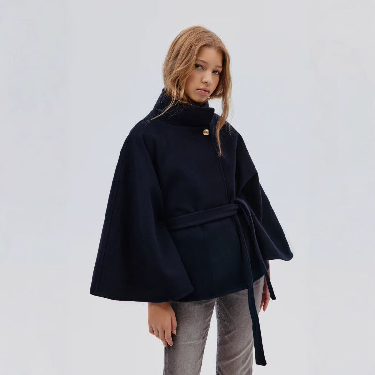 Lisbonne Wool Cape Coat – Ligne Lisbonne | Manteau Cape Élégant Femme