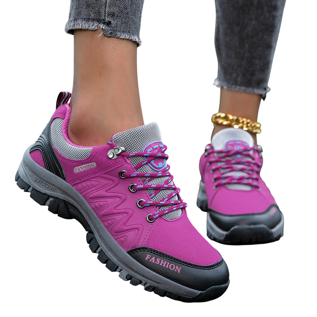 Rambuteau – Baskets en cuir & plateforme souple - Gena Campbell