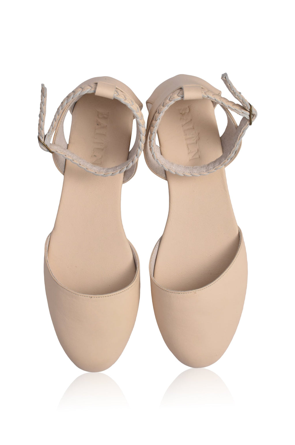 Paris Leather Ballet Flats – Ligne Paris | Ballerines en Cuir Chic Femme