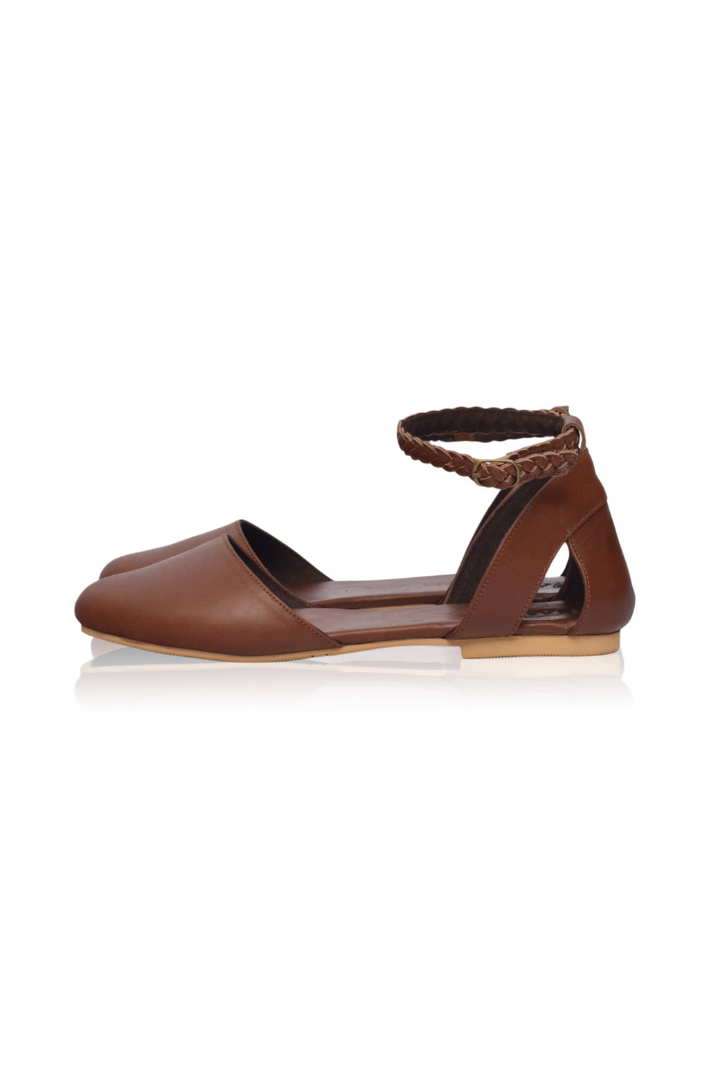 Paris Leather Ballet Flats – Ligne Paris | Ballerines en Cuir Chic Femme