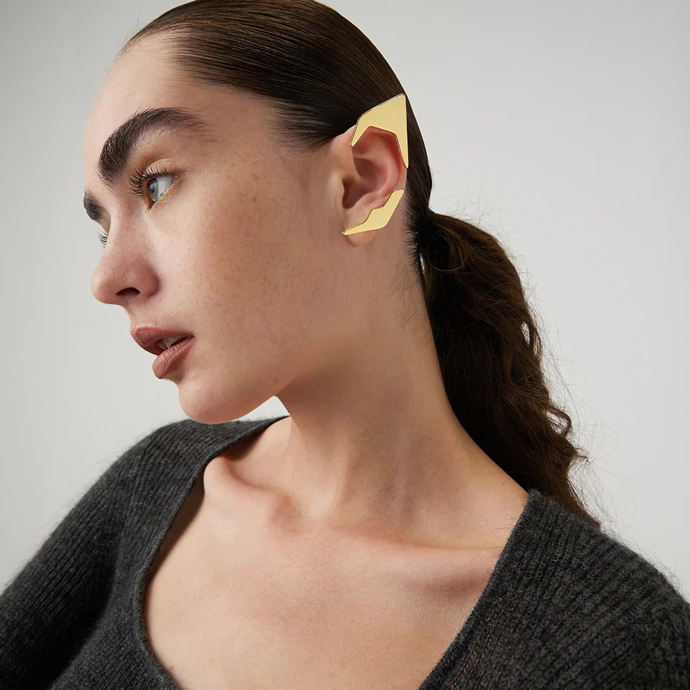 BYMANYC ® New York, BOUCLES D'OREILLES FEMME Couleur Or CHELSEA - BYMANYC ® New York