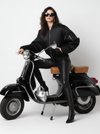 BYMANYC ® New York, Women's Bomber Jacket BROOKLYN BRIDGE COUTURE BYMANYC ® New York