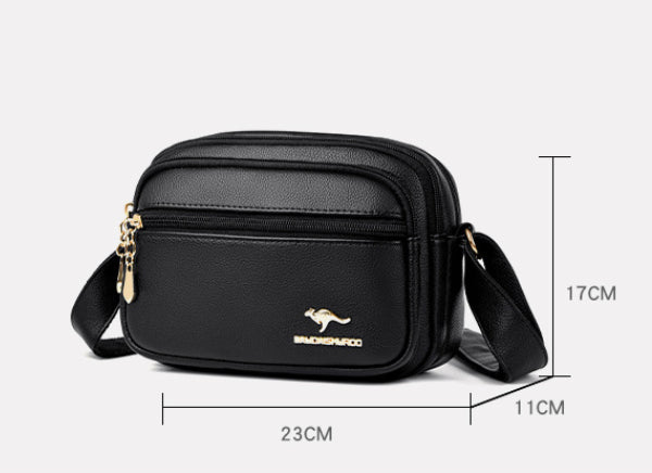Multi-layer High-capacity Minimalist Stylish Shoulder Bag
