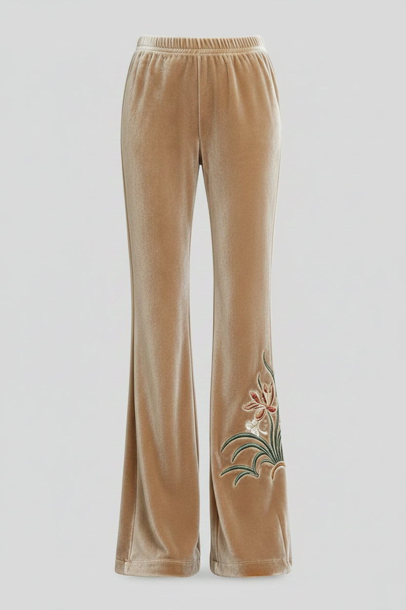 Casual Straight-leg Pants That Elongate The Legs